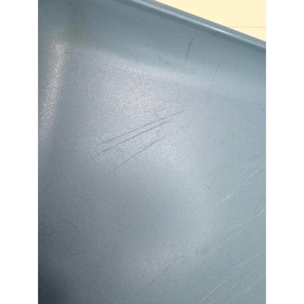 Tupperware Vintage Divided Lunch Dinner Tray Dusty Blue